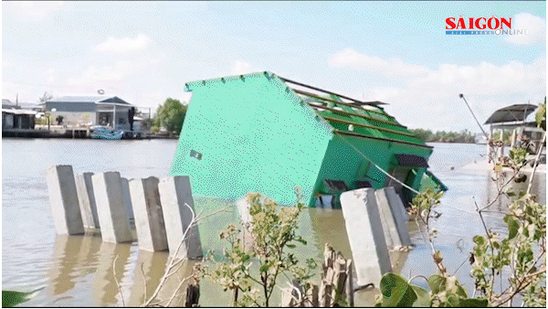 ĐBSCL: Giao thông chia cắt, cuộc sống đảo lộn vì sạt lở