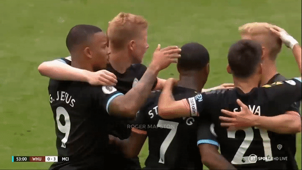 West Ham - Man City 0-5: Jesus, Sterling, Aguero giúp Pep Guardiola hạ Pellergini ngày xuất quân