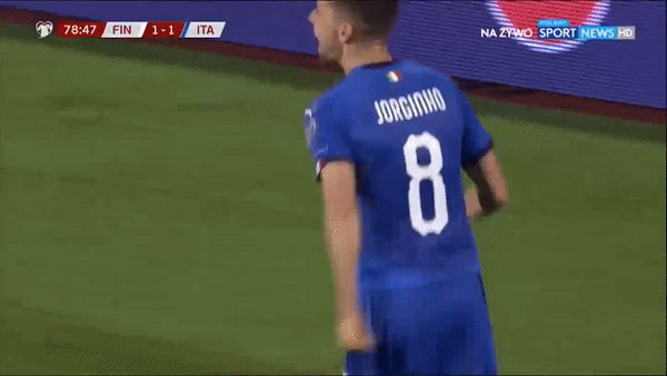 Phần Lan - Italia 1-2: Ciro Immobile, Jorginho lập công, HLV Roberto Mancini có 6 trận bất bại