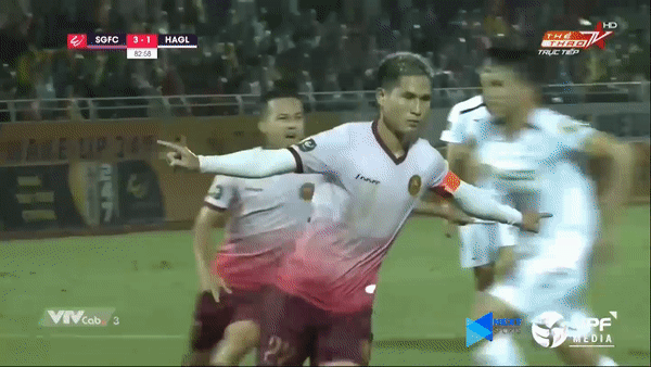 Sài Gòn - HAGL 3-1: Hồng Duy ghi siêu phẩm nhưng Pedro, Geovane, Ngọc Long giành chiến thắng