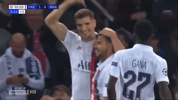 PSG - Real Madrid 3-0: Vắng Neymar, Mbappe, Cavani, sao Di Maria và Meunier hạ Zidane