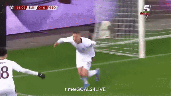 Thụy Sĩ - Georgia 1-0: Cedric Itten tỏa sáng phút 77, Thụy Sĩ giành nhì bảng D