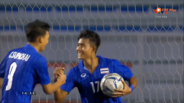 U22 Brunei - U22 Thái Lan 0-7: Supachai, Wonggorn, Anon, Suphanat, Sompin, Supachok trút mưa gôn