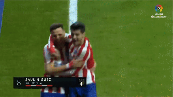 Atletico Madrid - Osasuna 2-0: Morata, Niguez tỏa sáng trong 8 phút