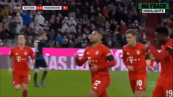 Bayern Munich - Paderborn 3-2: Gnabry lập công, Lewandowski lập cú đúp, Bayern dẫn đầu Bundesliga
