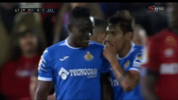 Mallorca - Getafe 0-1: Nemanja Maksimovic lập công, Salva Sevilla nhận thẻ đỏ phút 90