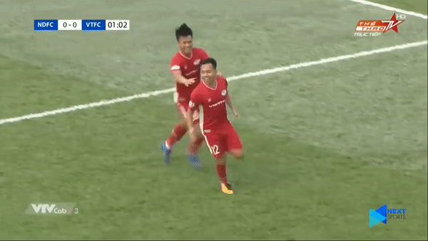 Nam Định - Viettel 1-2: Khắc Ngọc sớm mở màn, Minh Tuấn kịp tỏa sáng, Anh Quang nhận thẻ đỏ gây tranh cãi