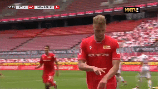 Koln - Union Berlin 1-2: Friedrich, Gentner tỏa sáng, Cordoba rút ngắn tỷ số phút bù giờ