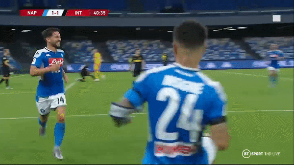 Napoli - Inter Milan 1-1 (chung cuộc 2-1): Lukaku mờ nhạt, Eriksen sớm lập công, Mertens giành vé chung kết COPPA ITALIA