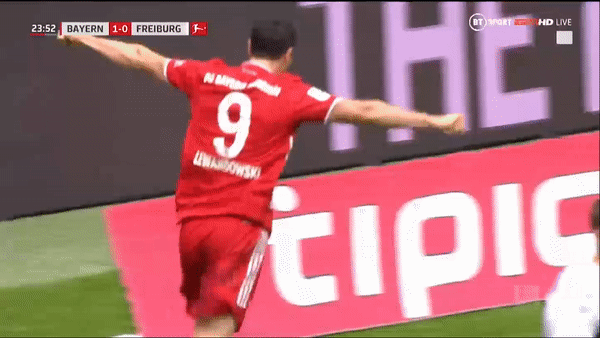 Bayern Munich - Freiburg 3-1: Kimmich mở bàn, Lewandowski lập cú đúp thị uy sức mạnh nhà vô địch Bundesliga