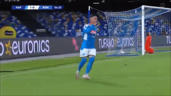 Napoli - AS Roma 2-1:Callejon, Insigne lập công, củng cố tốp 6 Serie A