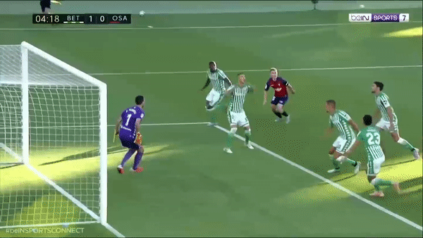 Real Betis - Osasuna 3-0: Rodriguez, Pedraza, Castillo tỏa sáng giành gọn 3 điểm