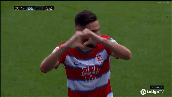 Sociedad - Granada 2-3: Puertas mở bàn, Soldado tỏa sáng, Merino, Ugarte lập công, Duarte ấn định chiến thắng