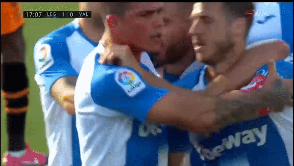 Leganes - Valencia 1-0: Ruben Perez lập công, Jonathan Silva nhận thẻ đỏ, Leganes vẫn tốp cuối La Liga