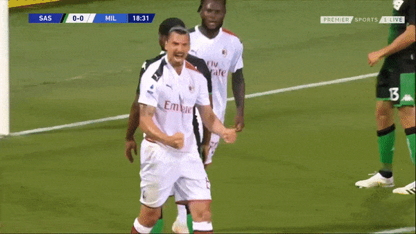 Sassuolo - AC Milan 1-2: Dấu ấn ngôi sao Ibrahimovic, Bourabia nhận thẻ đỏ