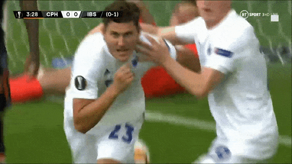 Copenhagen - Istanbul Basaksehir 3-0: Jonas Wind sớm khai màn, Rasmus Falk ấn định chiếc vé vào tứ kết