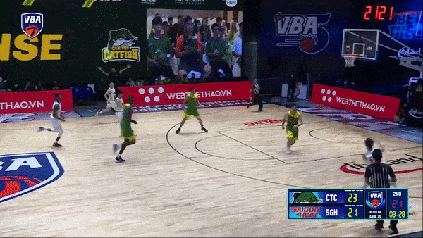 Highlights Cantho Catfish - Saigon Heat 62-92: Christian Juzang xuất sắc nhất trận, Joshua Keyes thăng hoa Double Double