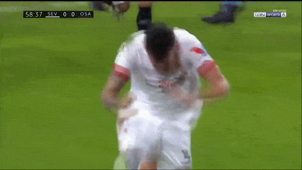 Sevilla - Osasuna 1-0: Lucas Ocampos ghi bàn duy nhất từ chấm penalty