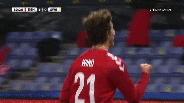 Đan Mạch - Thụy Điển 2-0: Jonas Wind, Alexander Bah dễ dàng lập công