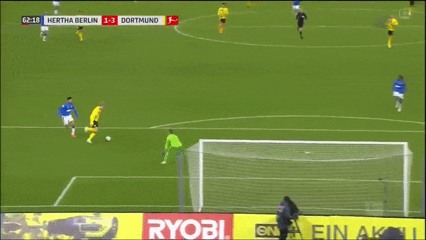 Hertha Berlin - Borussia Dortmund 2-5: Siêu sao Haaland tỏa sáng lập poker, Guerreiro ấn định chiến thắng