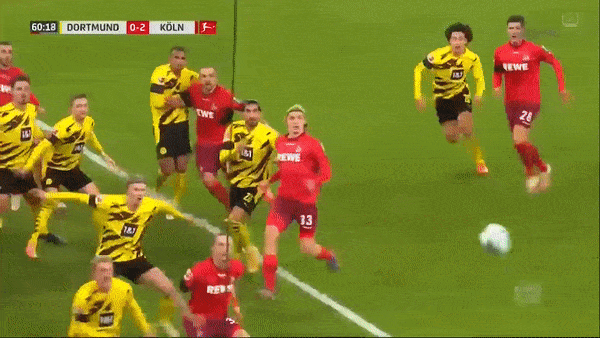 Borussia Dortmund - Koln 1-2: Sancho, Haaland mờ nhạt, Ellyes Skhiri lóe sáng cú đúp, Hazard ngược dòng bất thành