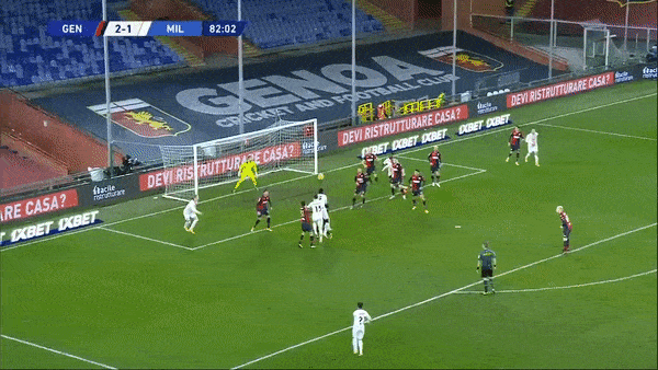 Genoa - AC Milan 2-2: Ibrahimovic chưa tái xuất, Destro xuất sắc lập cú đúp, Calabria, Kalulu cứu thua, Milan vẫn dẫn đầu La Liga 