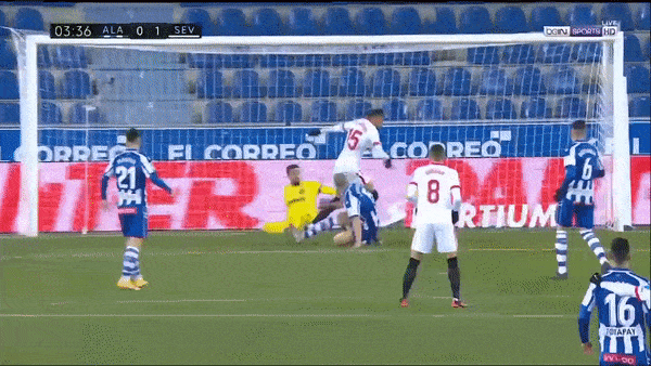 Alaves - Sevilla 1-2: Jesus Navas kiến tạo, En-Nesyri sớm khai bàn, Edgar Mendez gỡ hòa, Suso tỏa sáng, Joselu hỏng penalty