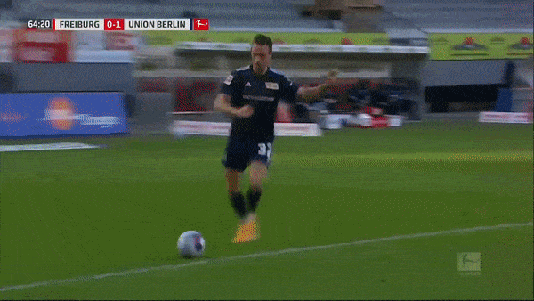 Freiburg - Union Berlin 0-1: Marcus Ingvartsen kiến tạo, Grischa Promel ghi bàn duy nhất giành 3 điểm