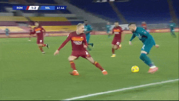 AS Roma - AC Milan 1-2: Ibrahimovic kém duyên, Kessie sút penalty mở bàn, Veretout gỡ hòa, Rebic bám đuổi ngôi đầu Inter