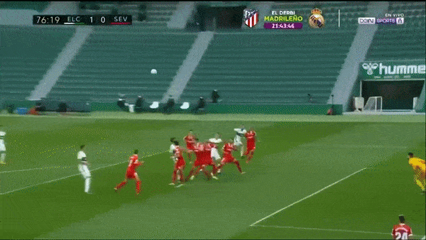 Elche - Sevilla 2-1: Tâm điểm 20 phút cuối, Raul Guti, Guido Carrillo ấn định chiến thắng, Luuk de Jong rút ngắn tỷ số phút cuối