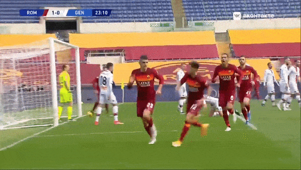 AS Roma - Genoa 1-0: Lorenzo Pellegrini kiến tạo, Gianluca Mancini ghi bàn duy nhất giành 3 điểm, Roma tạm vươn lên tốp 4 Serie A