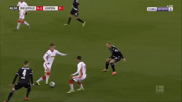 Arminia Bielefeld - RB Leipzig 0-1: Daniel Olmo đột phá, Marcel Sabitzer đệm lòng giành 3 điểm xứng đáng
