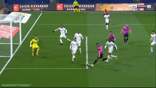 Lyon - PSG 2-4: Mbappe rực sáng cú đúp, Danilo, Di Maria vùi dập đối thủ, Slimani, Cornet rút ngắn tỷ số, HLV Pochettino tái chiếm ngôi đầu Ligue 1