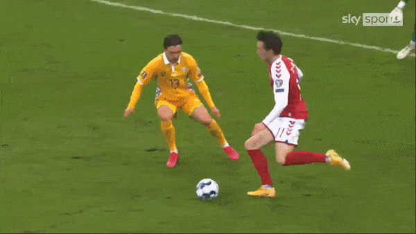 Đan Mạch - Moldova 8-0: Kasper Dolberg, Mikkel Damsgaard thi tài lập cú đúp, Stryger Larsen, Mathias Jensen, Robert Skov, Marcus Ingvartsen lần lượt trút mưa gôn