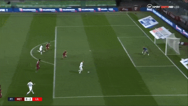 Metz - Lille 0-2: Burak Yılmaz, Mehmet Zeki Celik tỏa sáng, Lille tiếp tục nối dài khoảng cách điểm số PSG, Monaco, Lyon trên BXH Ligue 1