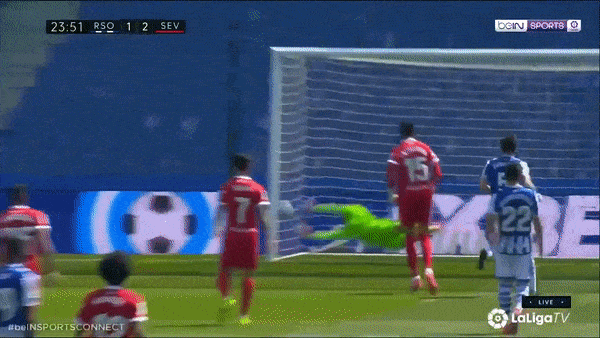 Sociedad - Sevilla 1-2: Carlos Fernandez sớm mở bàn, Fernando gỡ hòa, Youssef En-Nesyri đệm bóng cận thành giành gọn chiến thắng