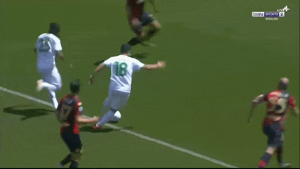 Genoa - Sassuolo 1-2: Giacomo Raspadori, Domenico Berardi lập công, Davide Zappacosta ngược dòng bất thành