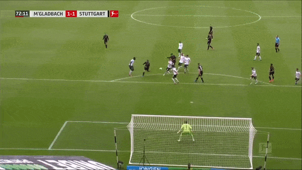 M’gladbach - Stuttgart 1-2: Lars Stindl mở bàn nhưng Endo Wataru, Sasa Kalajdzic xuất sắc ngược dòng chiến thắng