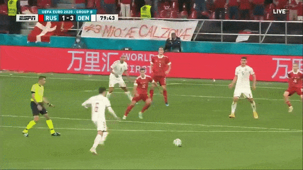 Nga - Đan Mạch 1-4: Damsgaard, Poulsen, Christensen, Maehle lần lượt loại 'Gấu Nga' khỏi EURO, Dzyuba ghi bàn danh dự trên chấm penalty