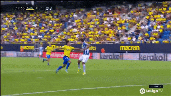 Cadiz vs Sociedad 0-2: Ngày may mắn của đội trưởng Mikel Oyarzabal lóe sáng cú đúp, Juan Cala phải nhận thẻ đỏ