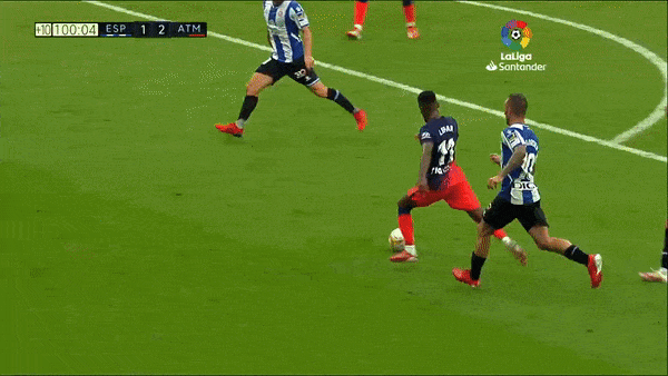 Espanyol vs Atletico Madrid 1-2: Raul Tomas bất ngờ mở bàn, Suarez, Griezmann tịt ngòi, Carrasco gỡ hòa, Lemar kịp giành 3 điểm cho HLV Diego Simeone