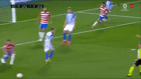 Granada vs Sociedad 2-3: German Sanchez, Luis Milla lập công nhưng Aritz Elustondo tỏa sáng cú đúp, Mikel Merino chốt hạ chiến thắng