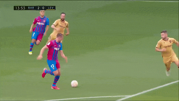 Barcelona vs Levante 3-0: Depay sớm mở bàn trên chấm peanalty, De Jong nhân đôi cách biệt, Ansu Fati chốt hạ chiến thắng cho Barca