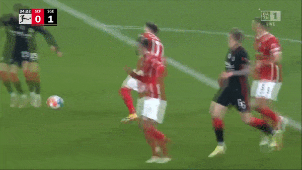 Freiburg vs Eintracht Frankfurt 0-2: Jesper Lindstrom mở tỷ số, Filip Kostic bất ngờ thủng lưới thủ thành Mark Flekken