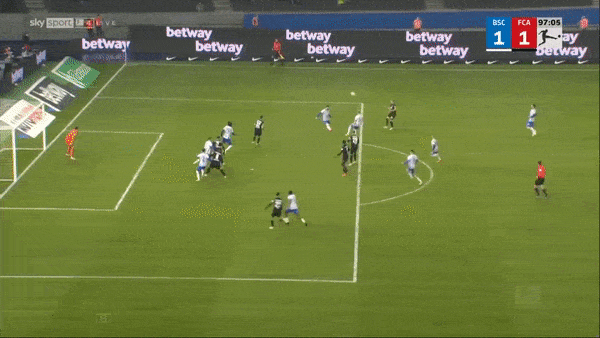 Hertha Berlin vs Augsburg 1-1: Marco Richter mở tỷ số, Michael Gregoritsch gỡ hòa, kịp chia điểm phút bù giờ cuối cùng