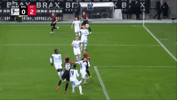 M'gladbach vs SC Freiburg 0-6: Lần lượt Maximilian Eggestein, Kevin Schade, Philipp Lienhart, Nicolas Hofler, Lucas Holer, Nico Schlotterbeck tỏa sáng