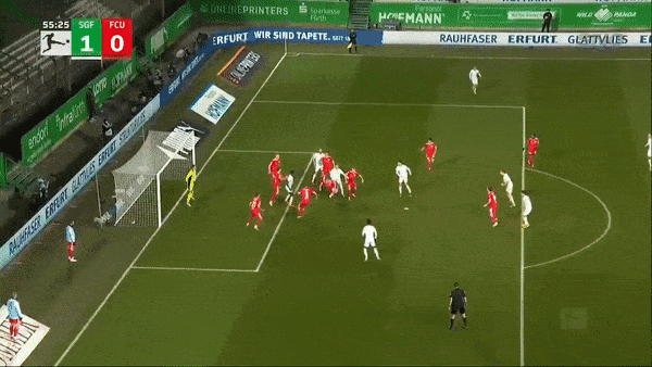 Greuther Furth vs Union Berlin 1-0: Havard Nielsen chớp thời cơ, ghi bàn duy nhất giành 3 điểm