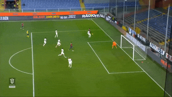 Genoa vs Salernitana 1-0: Yayah Kallon kiến tạo, Caleb Ekuban đánh đầu ghi bàn duy nhất đầy cảm xúc