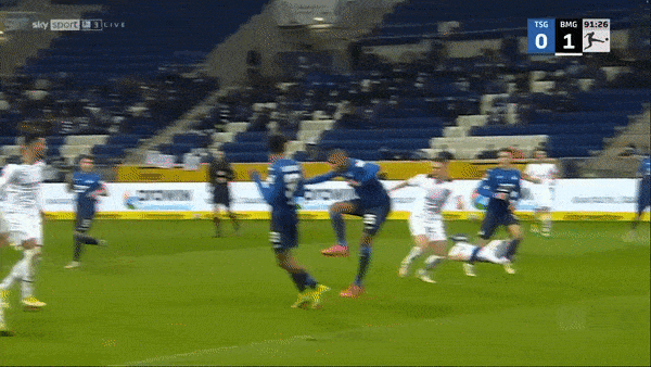 Hoffenheim vs M'gladbach 1-1: Breel Embolo tỏa sáng mở tỷ số, Kevin Akpoguma xuất sắc gỡ hòa phút bù giờ nghẹt thở