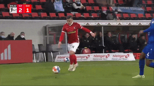 Freiburg vs Leverkusen 2-1: Vincenzo Grifo mở bàn trên chấm penalty, Charles Aranguiz gỡ hòa nhưng Kevin Schade tỏa sáng phút cuối chốt hạ chiến thắng